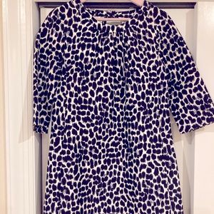 Kate Spade Leopard Print Mini Dress, Sz 4